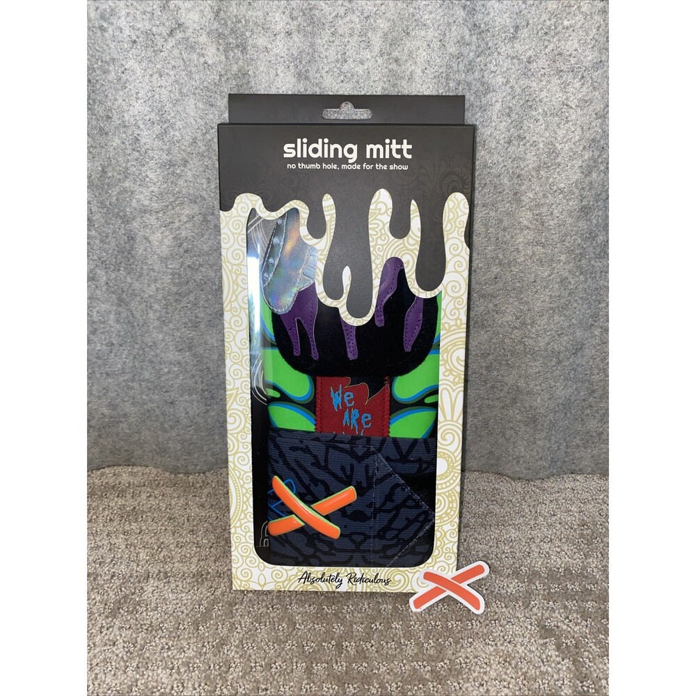 Absolutely Ridiculous Out Of This World Sliding Mitt Adult Glow In The Dark NWT
